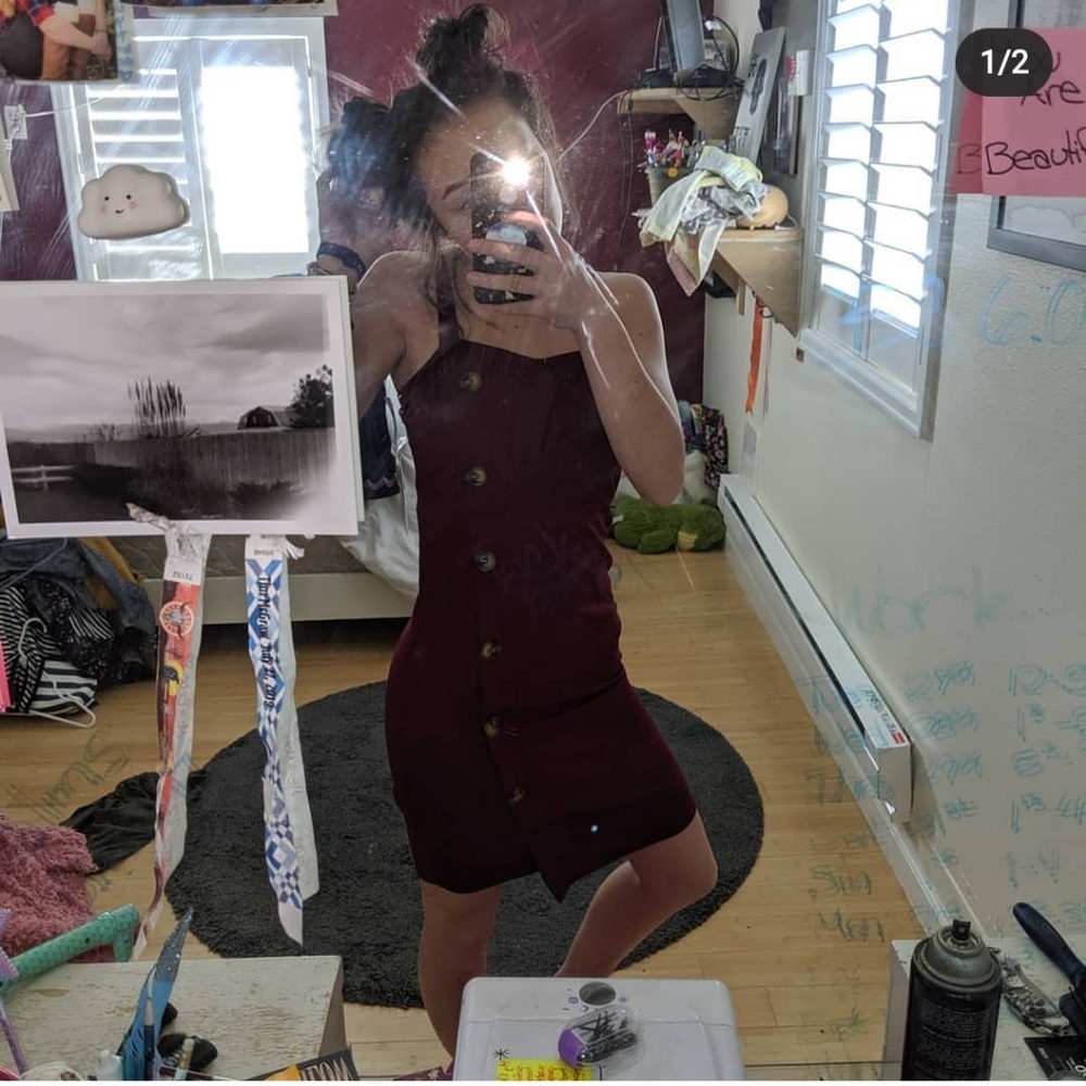 Red dress